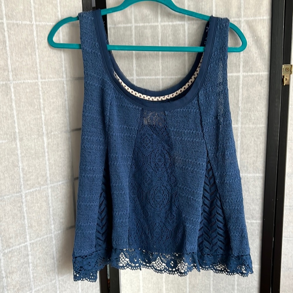 Anthropology L crop top